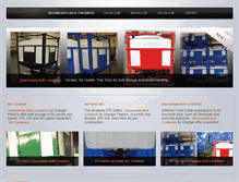 Tablet Screenshot of intermediatebulkcontainersonline.com